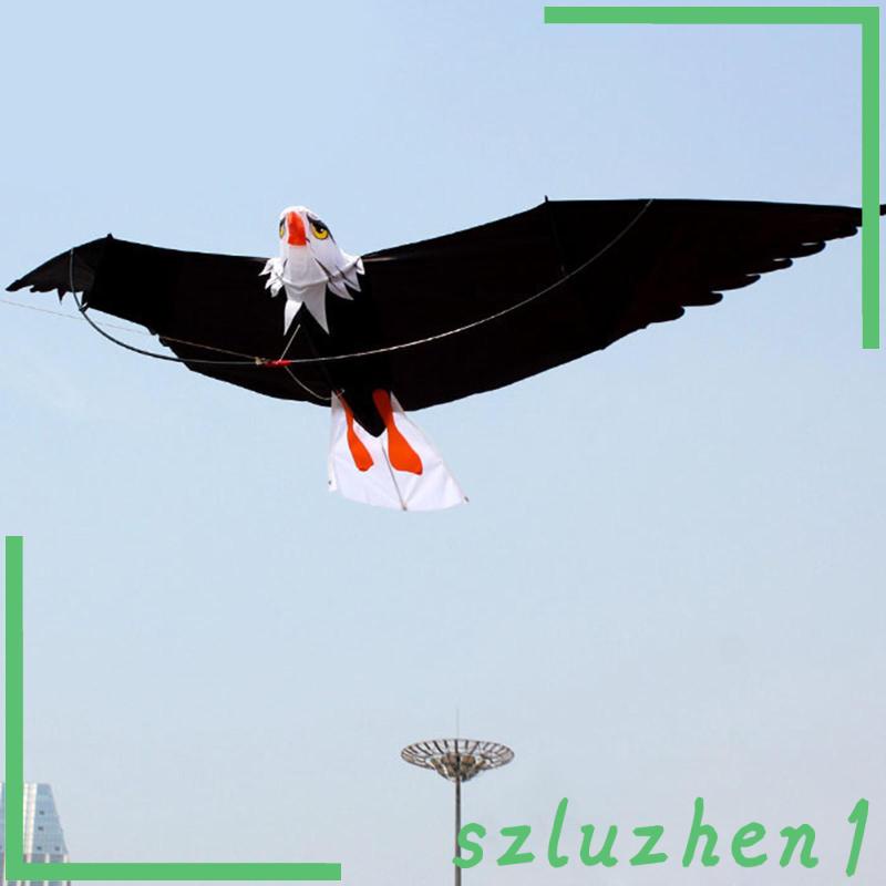 [Szluzhen1] 3d Bald Eagle ว่าวขนาดใหญ่สําหรับเด็กและผู้ใหญ่โซ่เส้นเดี่ยวง่ายสําหรับการเดินทาง