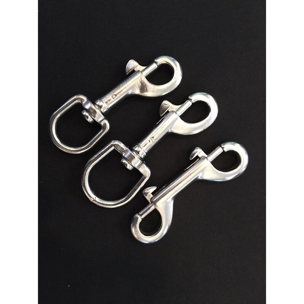 BFG - Snap, Single & Double End Snap (1ea) Scuba Diving สแนป ตะขอเกี่ยว อุปกรณ์ดำน้ำ stainless steel อย่างหนา แข็งแรง