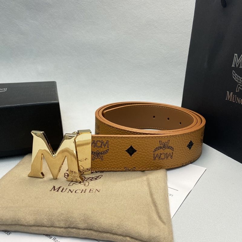 Qingyi ferry NEW BELT LV FENDI MCM UNISEX (ไม่มีกล่อง) TALI PINGGANG LELAKI PEREMPUAN