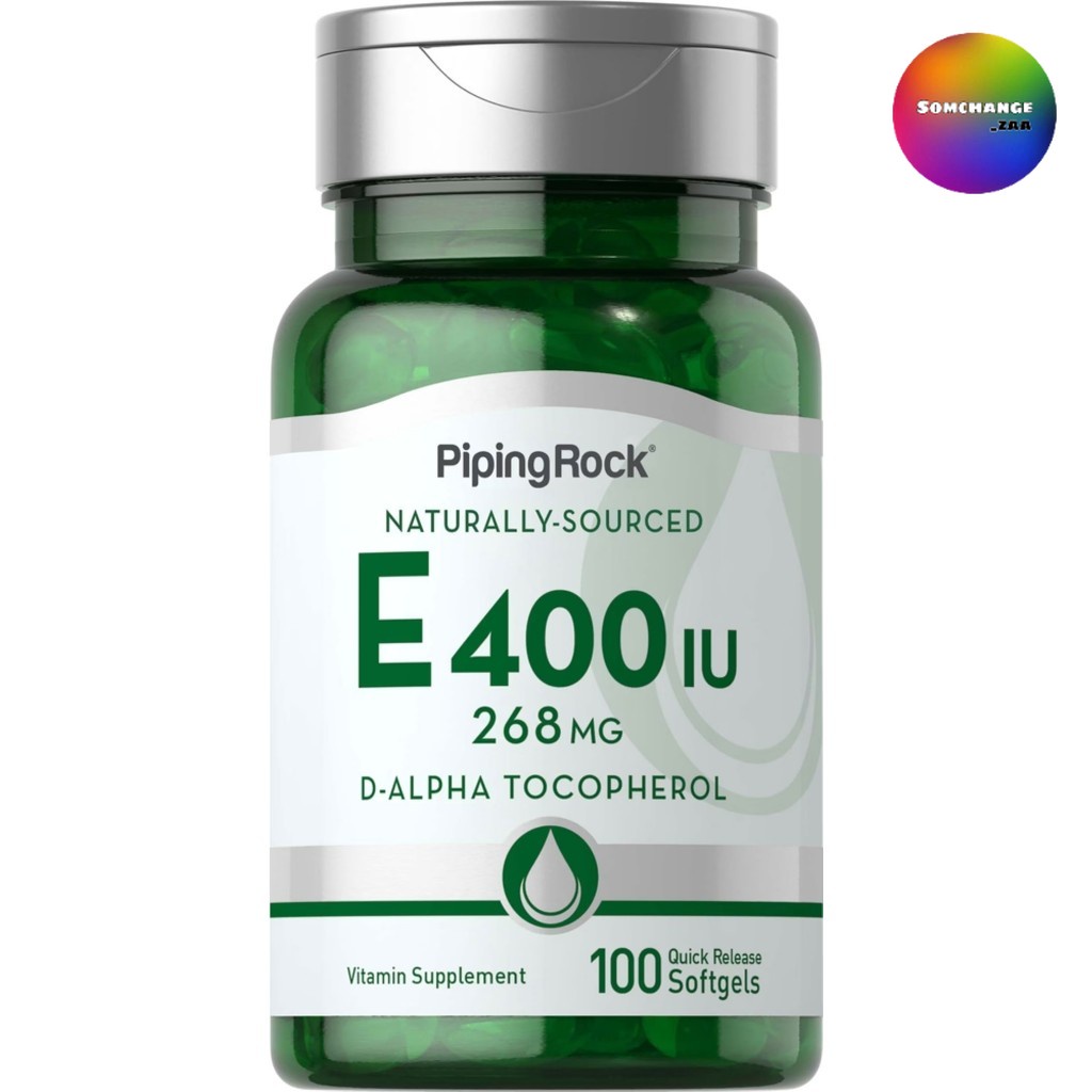 Vitamin E 400 IU 268 mg. (100Softgels) วิตามินอี