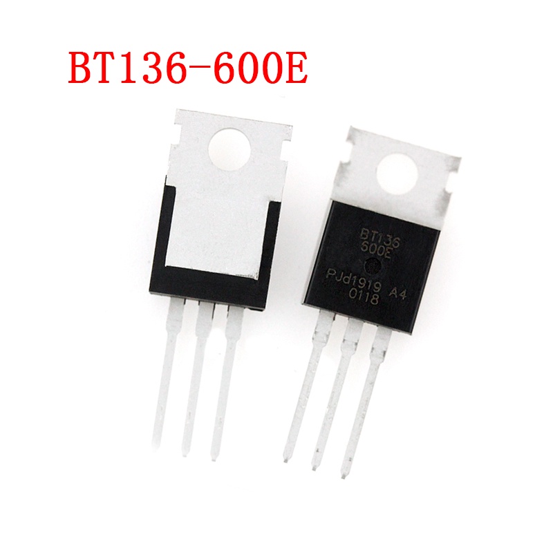 10 ชิ้น/ล็อต BT136-600E TO220 BT136-600 TO-220 BT136 136-600E IC IC ใหม่และต้นฉบับ