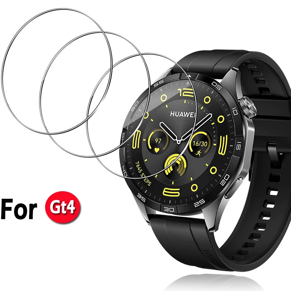 ฟิล์มกระจกนิรภัยกันรอยหน้าจอ อุปกรณ์เสริม สําหรับ Huawei Watch gt 4 46 มม. 41 มม. GT4 3 ชิ้น