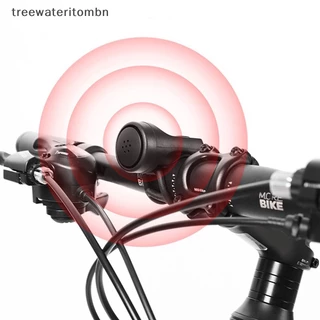Tt แตรไฟฟ้าสีดํา ABS USB ชาร์จขี่จักรยานลําโพงแหวนอุปกรณ์จักรยาน Loud Handlebar Alarm แหวน mbn