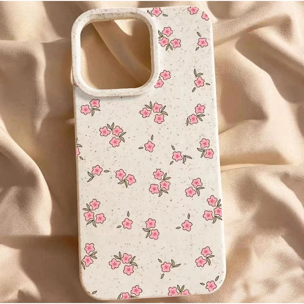 🔥GOOD🔥ใช้กับ เคสไอโฟน เคสไอโฟนลายดอกพีช เคสไอโฟน16/15/ 14/13/12 /11 Pro Max 17/8/7Plus X/XR เต็มจอ นิ่มกันกระแทก  #487 - รูปที่ 5