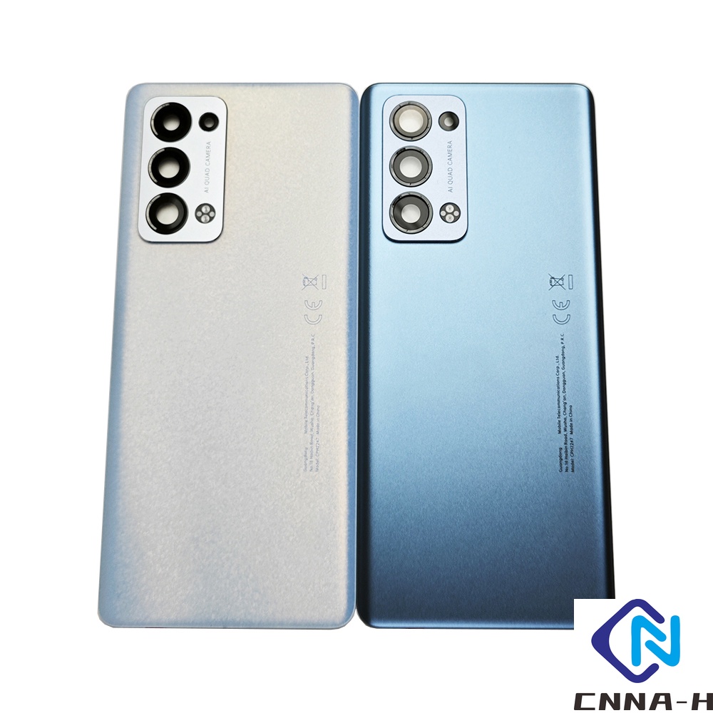 ฝาครอบกระจกด้านหลังสําหรับ Oppo Reno6 Pro 5G (Snapdragon),เคสแบตเตอรี่ทดแทนประตูหลัง