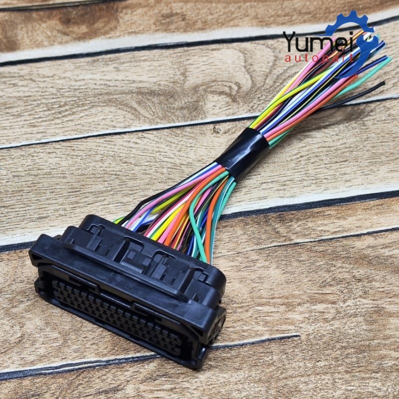 ซ็อกเก็ตสายเคเบิล ECU ECM YAMAHA AEROX 155 NMAX LEXI VISION R15 PIN 48 สีดํา ORIGINAL