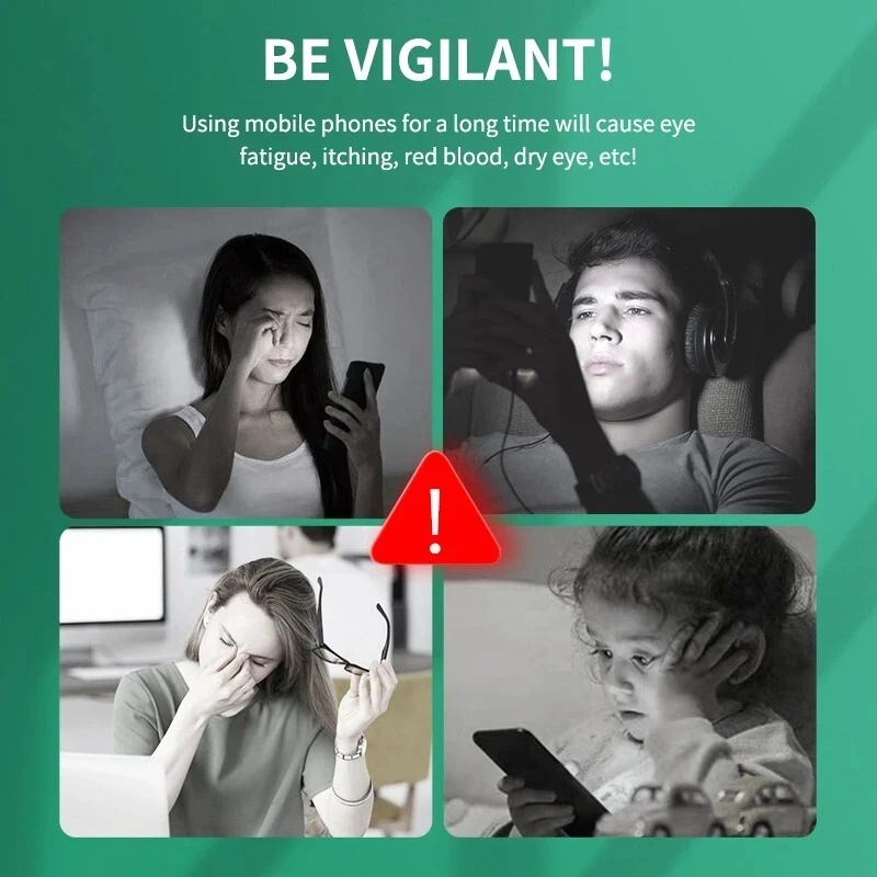 Eye Protection Anti Blue RayแสงสีเขียวสําหรับiPhone 17 17e 16e 16 15 14 13 12 11 Pro Max Air Mini XR XS Max 7 8 6s Plus SEฝาครอบหน้าจอฟิล์มกระจกนิรภัย - รูปที่ 4