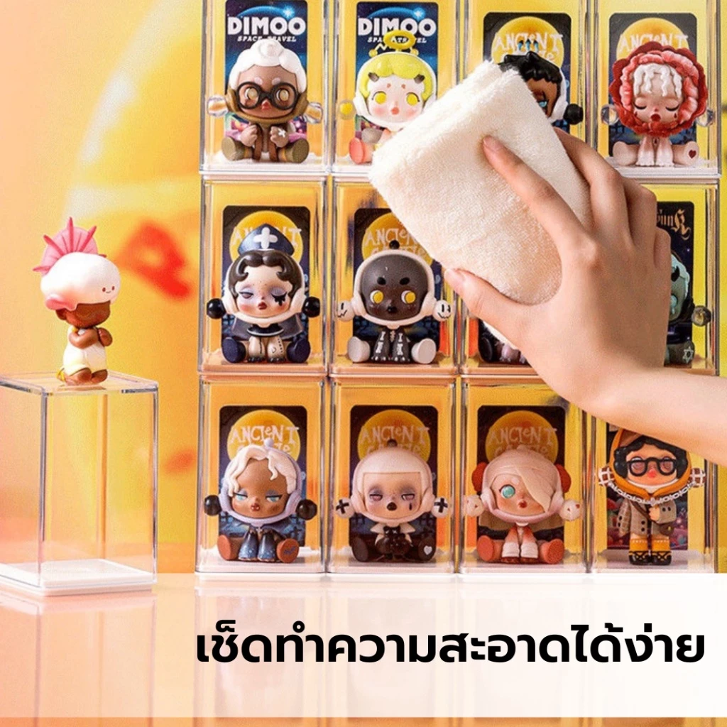 กล่องอะคริลิคใสใส่โมเดลและตุ๊กตา มีช่องเสียบการ์ด thumbnail 4