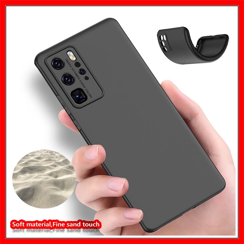 Huawei P40 Pro Pro + Plus 5G ELS-N39 AN10 NX9 N0 AN00 TN00 Jelly Case Matte Finish ยืดหยุ่นนุ่มปกหลั