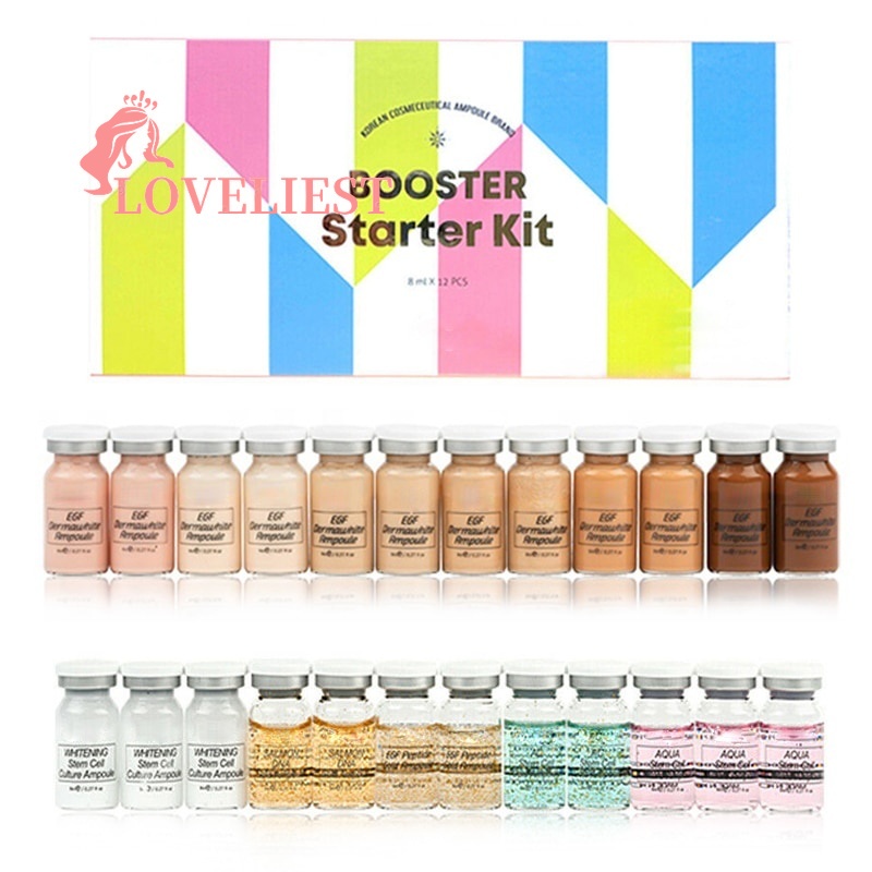 ชุดเซรั่มเมโส ไวท์เทนนิ่ง BB ครีม เซรั่มหน้าโกลว์ ไวท์เทนนิ่งโกลด์แอมพูล BBGLOW เมโส สตาร์ทเตอร์ เซต