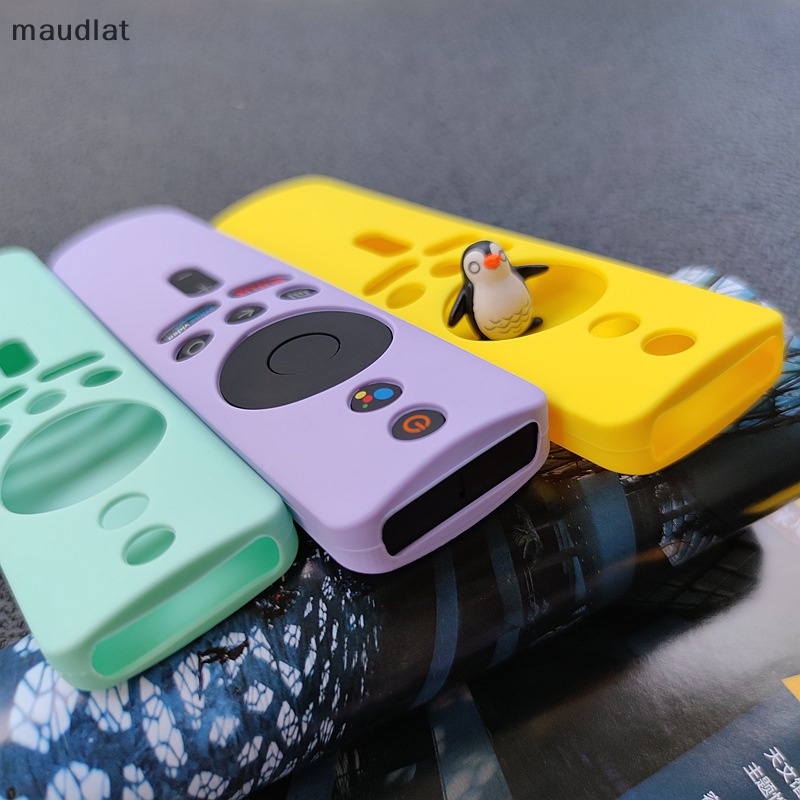 Maud เคสรีโมตคอนโทรล ซิลิโคน สําหรับ Xiaomi Mi Box S/4X Mi Remotes Control Protector EN