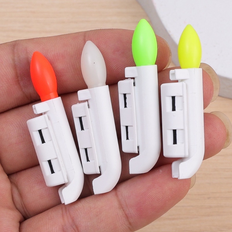 Always On ไฟเตือนติดคันเบ็ดตกปลา LED CR425 ถอดออกได้ ใช้แบตเตอรี่