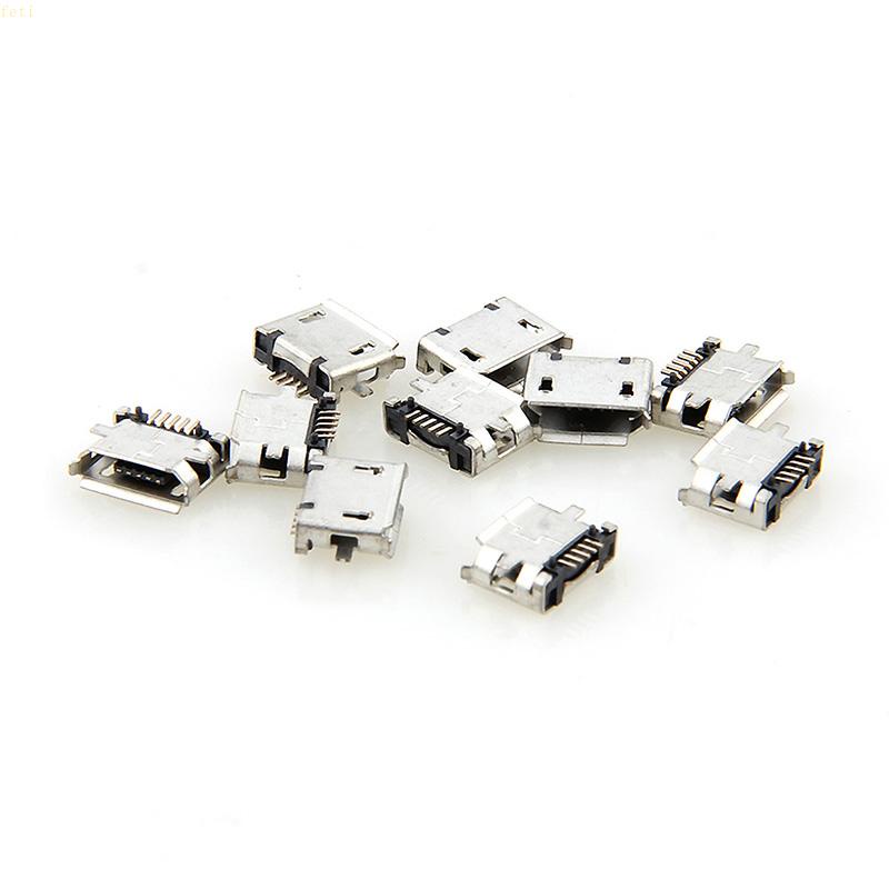 Feti ซ็อกเก็ตชาร์จ Micro USB MK5P 5pin ตัวเมีย 10 ชิ้น