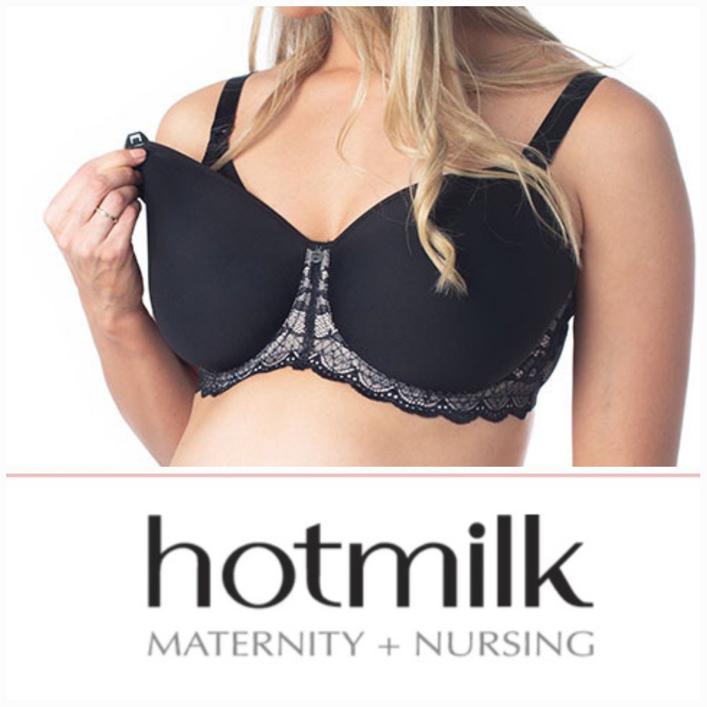 36-46 E,F,G,H,I,J,K Cup HOTMILK & MOTHERHOOD Bra Penyusuan Berkawat Saiz Bear (เสื้อชั้นในให้นมขนาดบ