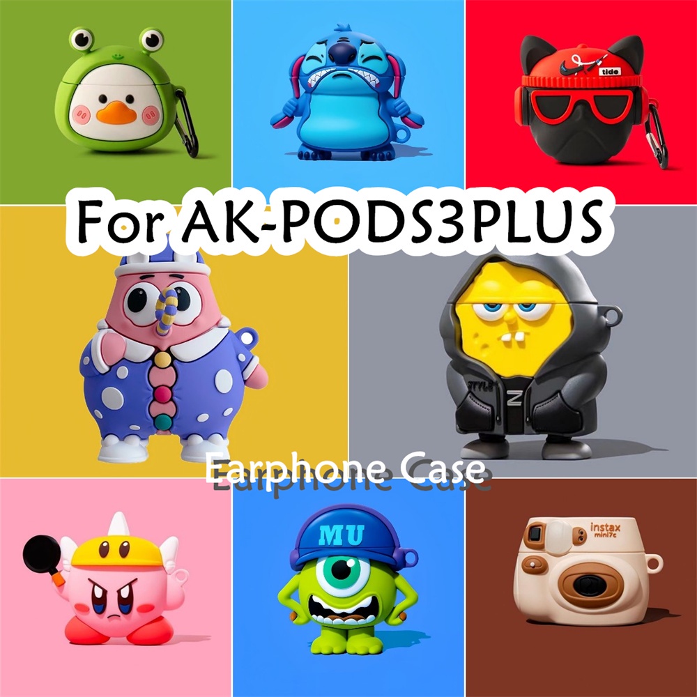 【ส่วนลด】เคสหูฟังซิลิโคนนิ่ม ลายการ์ตูน NO.1 สําหรับ AK-PODS3PLUS