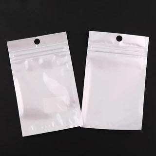 ถุงซิป หน้าใสหลังขาว(แพ็คละ50ใบ) เนื้อหนา ทนทาน เหนียว สำหรับใส่สินค้า อาหาร เครื่องมือ [อ่านรายละเอียดก่อนสั่งซื้อ!!]