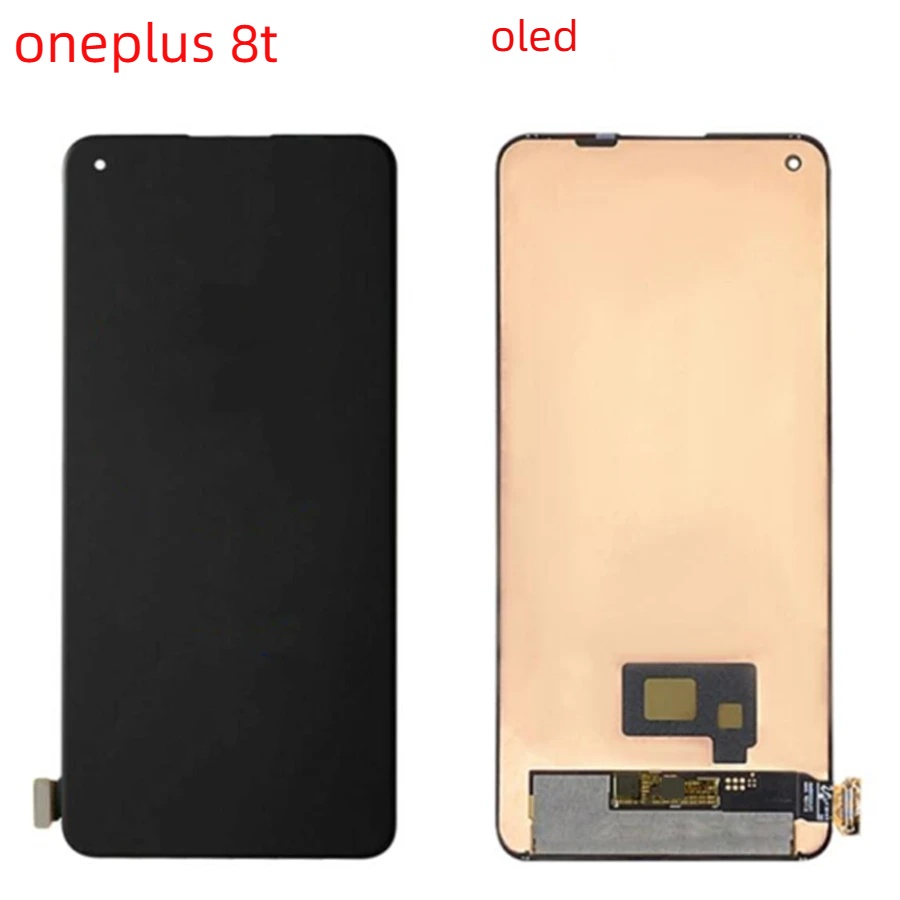 Oled หน้าจอสัมผัสดิจิทัล lcd 6.55 นิ้ว สําหรับ Oneplus 8t Oneplus 9r Display 1+8t 9r