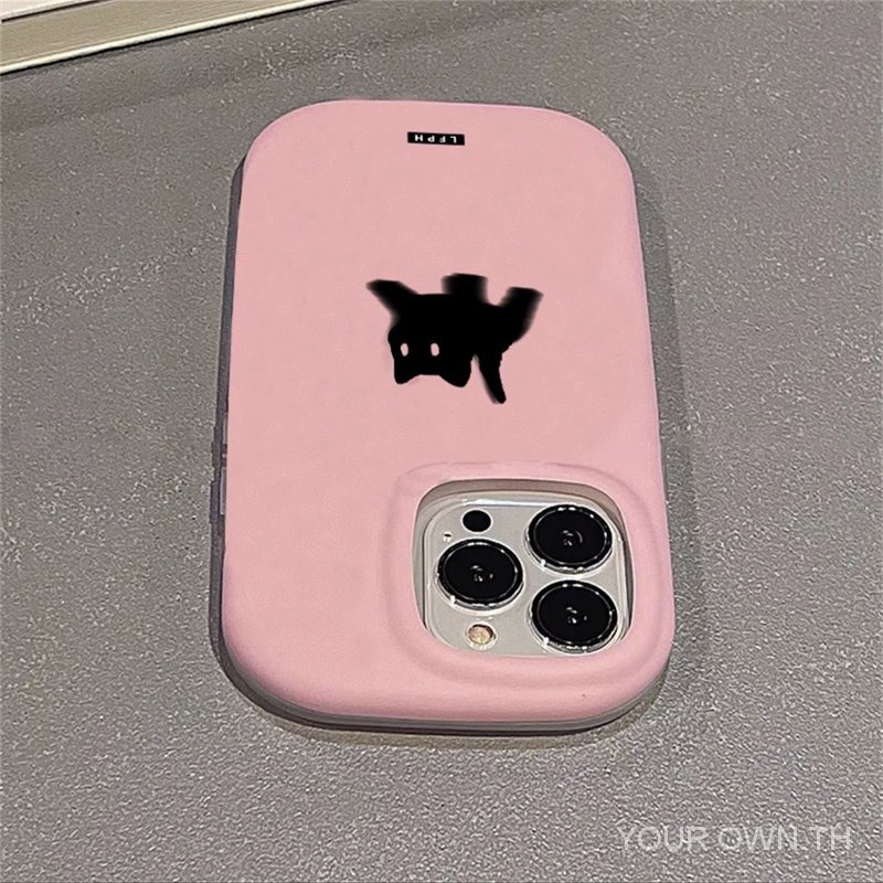 เคสโทรศัพท์มือถือคู่รัก แบบนิ่ม ลายแมวดํา สําหรับ Iphone Apple 15 14 13promax 12 11 78 CWMK