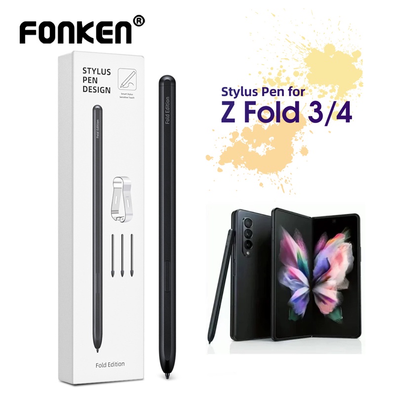 Fonken Stylus S Pen ปากกาสไตลัส สัมผัสหน้าจอ สําหรับ Samsung Galaxy Z Fold 3 Fold4 5G Edition