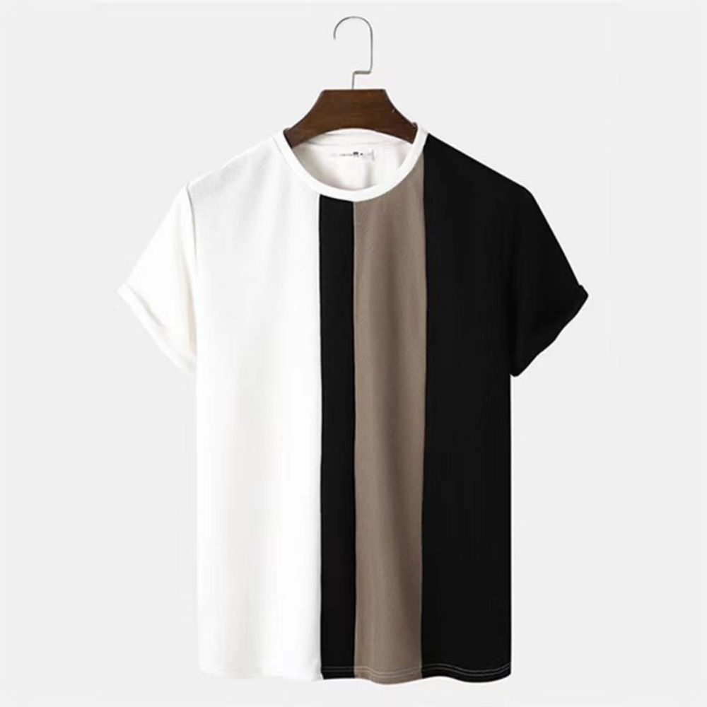 วินเทจลายผู้ชายเสื้อยืดฤดูร้อนแขนสั้นเสื้อประเดิมแฟชั่นสบายๆฮาราจูกุท็อปส์ ผู้ชาย สตรีทแวร์ หลวมชายเสื้อผ้า