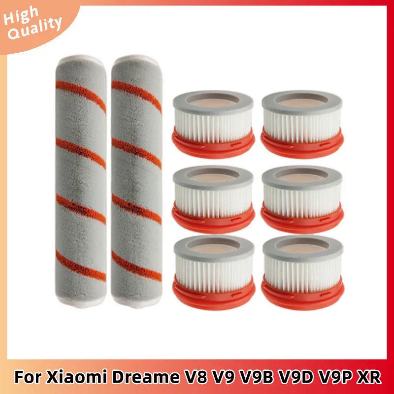 Roller Brush Hepa Filter Spare Part Household Wireless For Xiaomi Dreame V8 V9 V9B V9D V9P XR V10 V1