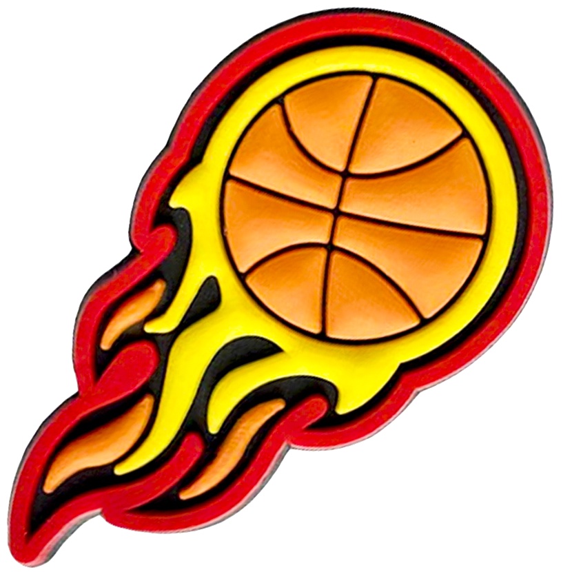Croc NBA Professional Star Jibz Basketball DIY Clog Charms Pins สําหรับ Croc รองเท้าเสน่ห์