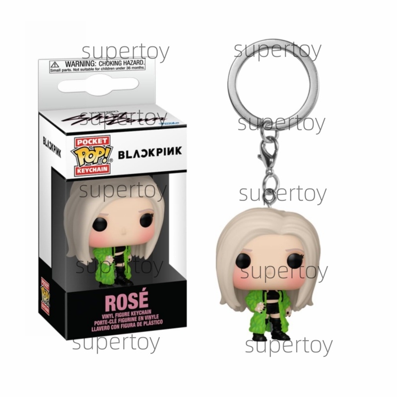 Funko Pop! พวงกุญแจ Blackpink - Rosé Novelty Keyring - Bpink Collectible Mini Figure - Gift Idea - Official Merchandise - ตกแต่งกระเป๋าเป้สะพายหลัง