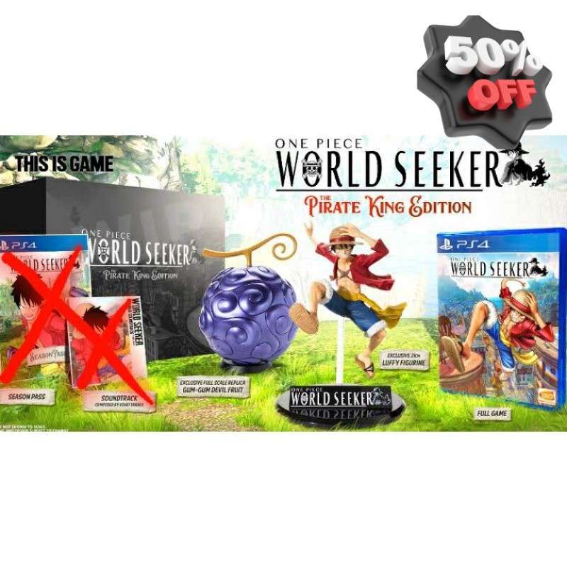 (มือสอง) PS4 One Piece World Seeker Collector's Edition Zone3 English Version Game and Figure #เกมส์