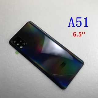 SAMSUNG สําหรับSamsung Galaxy A31 A41 A51 A71 2020 A315 A415 A515 A715 ฝาหลังแบตเตอรี่ด้านหลังประตูเปลี่ยนอะไหล่ซ่อม