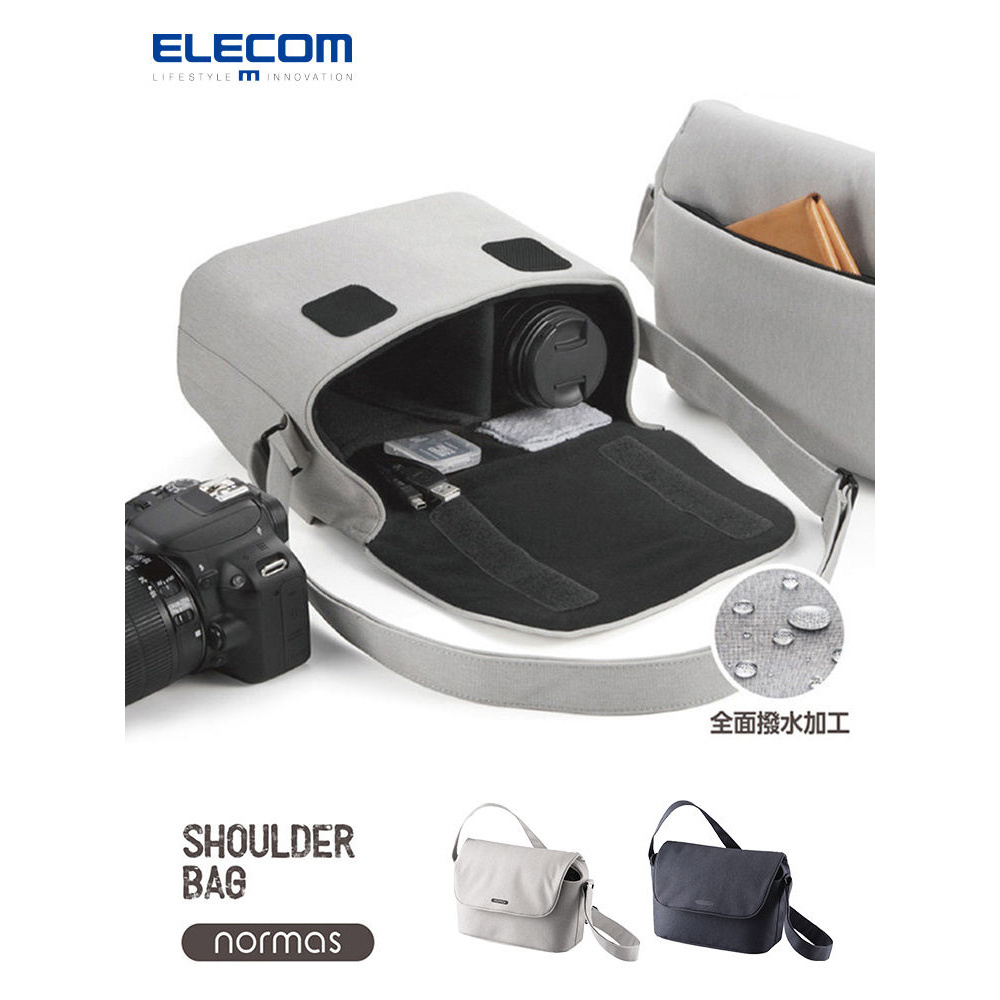 Elecom SLR กระเป๋ากล้อง กระเป๋าสะพายไหล่ สะพายข้าง ขนาดเล็ก แบบพกพา