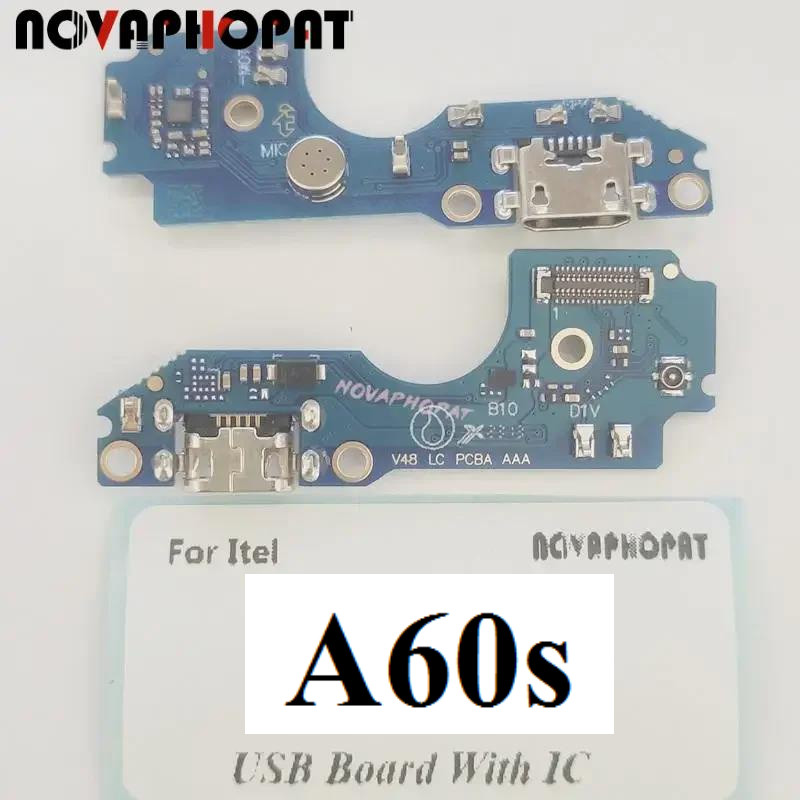 For itel A60s A662Lm / A60 A662 A662L USB Dock Charger พอร์ตปลั๊กแจ็คไมโครโฟน MIC ชาร์จ IC