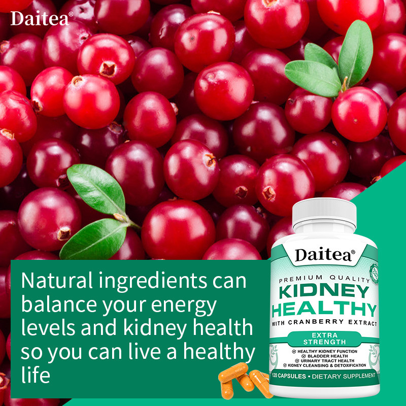 Daitea Kidney HEALTHY อาหารเสริม, ทําความสะอาดไตและล้างพิษ, สนับสนุนสุขภาพไต, ฟังก์ชั่น Tract และสุขภาพกระเพาะปัสสาวะ - รูปที่ 3