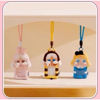 ของแท้ POPMART POPMART CRYBABY Tears Factory Series Plush Card Holder Mystery Box อินเทรนด์ร้องไห้ Baby Merchandise จี้ของขวัญ
