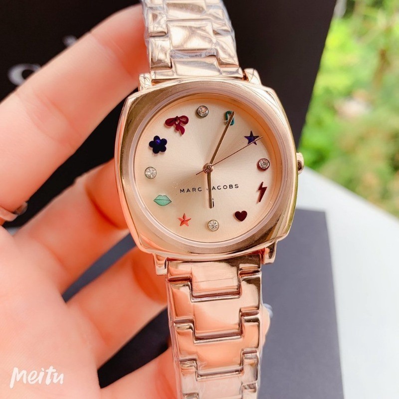 พร้อมสต็อก ！Marc jacobs MJ3548 MJ3549 MJ3550 - 34 mm 100% authentic brand name for women
