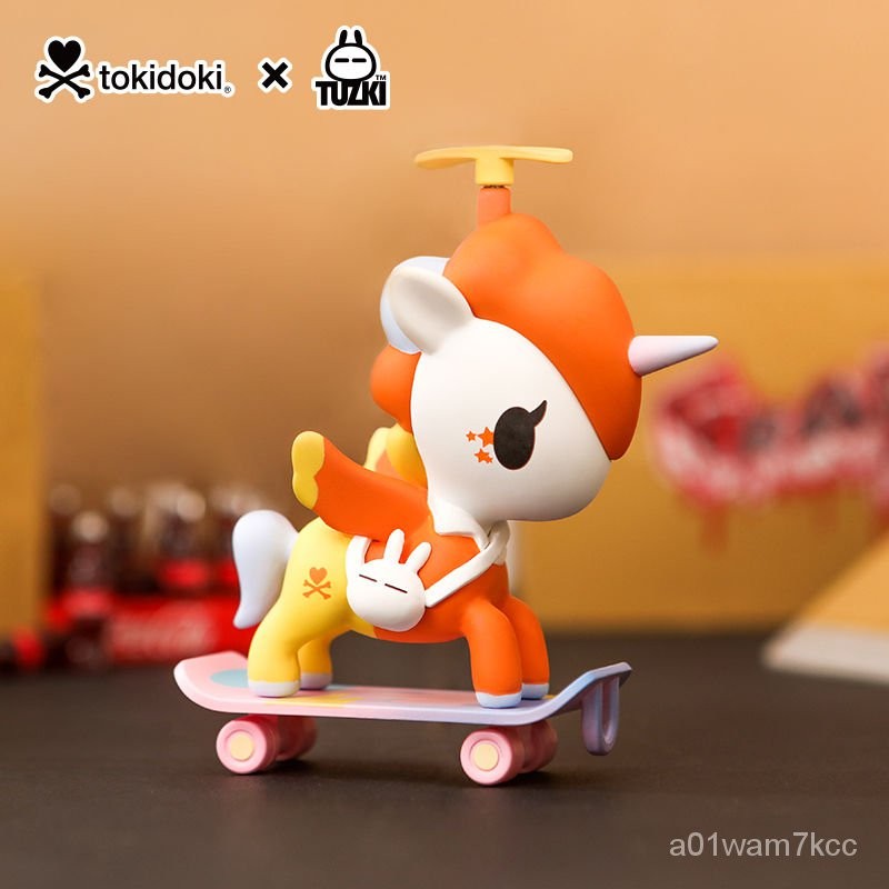 ♞,♘,♙พร้อมส่งกล่องสุ่มซีรีส์ Tokidoki TUZKI Fun Time Series ฟิกเกอร์ยูนิคอร์น Tuzki ร่วมงานกัน