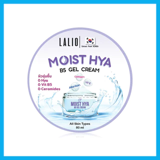 Lalio Moist Hya B5 Gel Cream 80ml ลาลิโอ ผลิตภัณฑ์บำรุงผิวหน้าเนื้อเจลครีม.