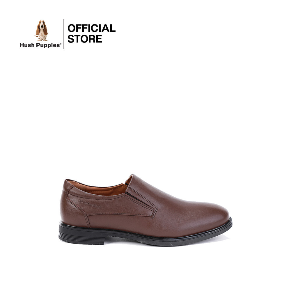 Hush Puppies รองเท้าผู้ชาย รุ่น HP 8HDFB3014F - สีน้ำตาล (รองเท้าทางการหนังแท้ แบบสวม)