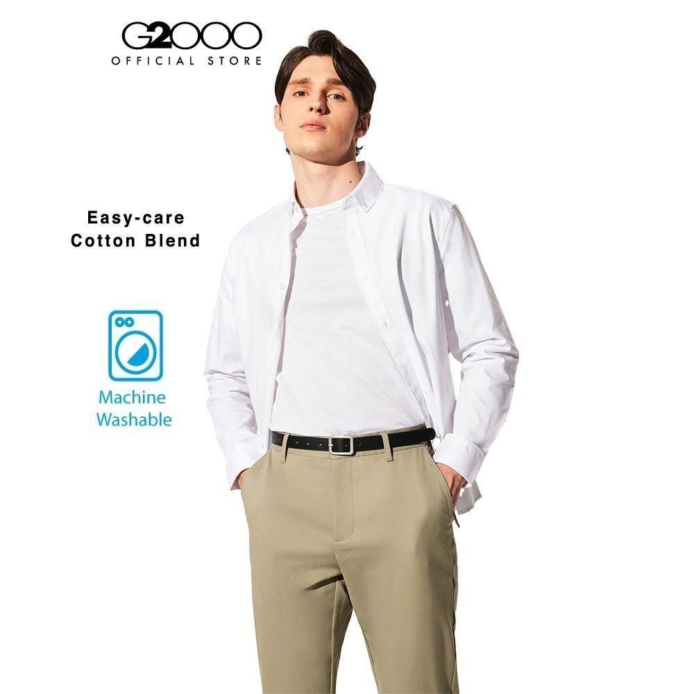 G2000 เสื้อเชิ้ตแขนยาวลำลองสำหรับผู้ชาย Smart Fit รุ่น 3612005200 WHITE