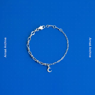 Arnaé Archive Daylight Star / สร้อยข้อมือพระจันทร์เสี้ยว Unisex สร้อยข้อมือคู่สแตนเลสพรีเมี่ยมป้องกันสนิม