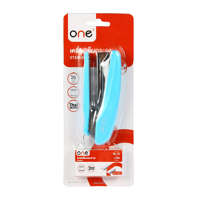 ONE เครื่องเย็บกระดาษ รุ่น HS405-100 สีฟ้า