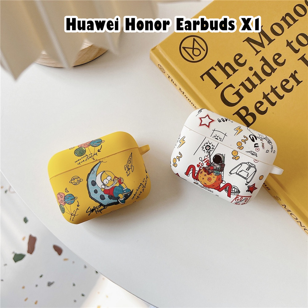 สําหรับ Huawei Honor Earbuds X1 Case Casing Soft Silicone Innovation เคสหูฟังการ์ตูน