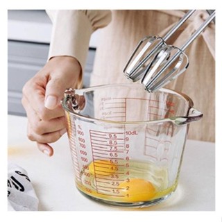 แก้วตวง แก้วชงกาแฟ เหยือกตวง เนื้อแก้วใส ทนทาน