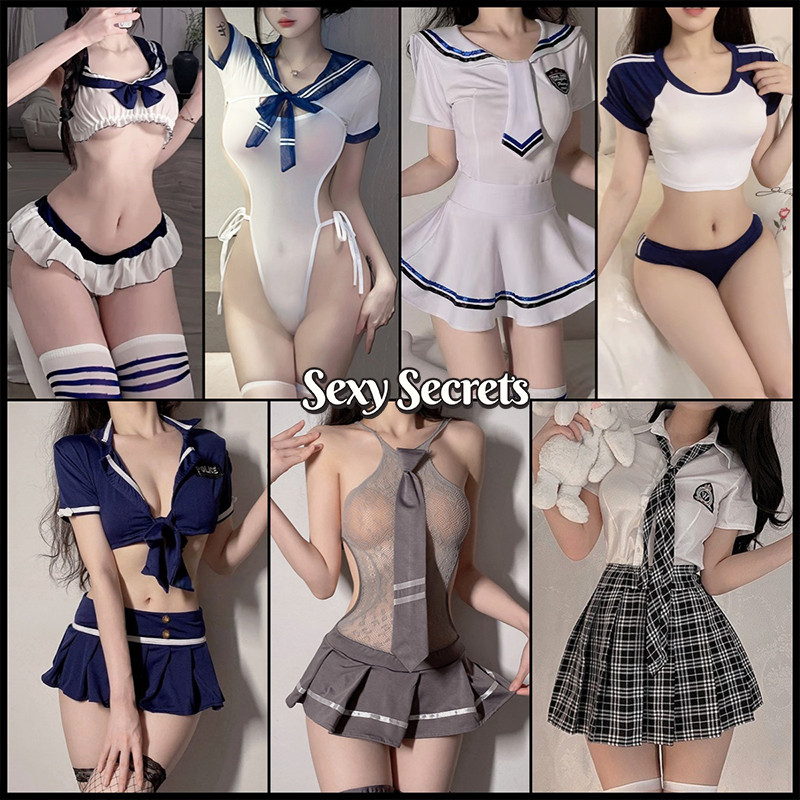 Sexy secrets⚜️⚜️ ชุดคอสเพลย์ เจเค ชุดยูนิฟอร์ม ชุดกะลาสี 🍰🍰 ผ้าเบาสบาย น่ารัก เซ็กซี่
