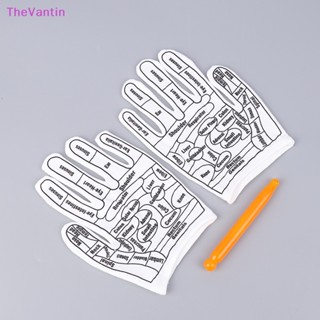 Thevantin ถุงมือขัดผิวมือ ใช้ซ้ําได้ สําหรับทําสปา 1 ชุด