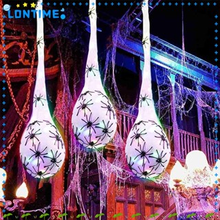 Lontime โคมไฟ LED รูปไข่ผีสิง สําหรับแขวนตกแต่งบ้านผีสิง ปาร์ตี้ฮาโลวีน