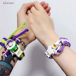 Elmer สร้อยข้อมือ บล็อคตัวต่อ อินเทรนด์ เรียบง่าย ไอรอนแมน เพื่อน ผู้ชาย อาบน้ํา ของเล่น ปีเบามือ โซ่