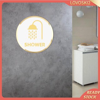 [Lovoski2] ป้ายสัญลักษณ์ 3D สําหรับติดประตูห้องน้ํา บาร์ ห้องรับแขก