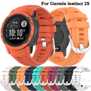 สายนาฬิกาข้อมือซิลิโคน พร้อมหมุด แบบเปลี่ยน สําหรับ Garmin instinct 2S GPS Garmin instinct 2S