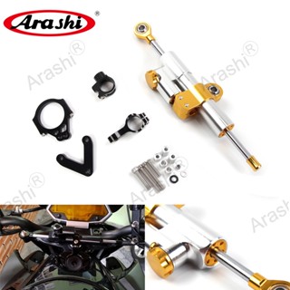 Arashi CNC พวงมาลัยแดมเปอร์โคลงชุดยึดสําหรับ DUCATI 848 2008 2009 2010 อุปกรณ์รถจักรยานยนต์