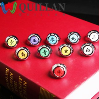 Quillan แหวนแฟชั่น ลายการ์ตูนอนิเมะญี่ปุ่น Akatsuki Zhu-Rings เครื่องประดับ DIY